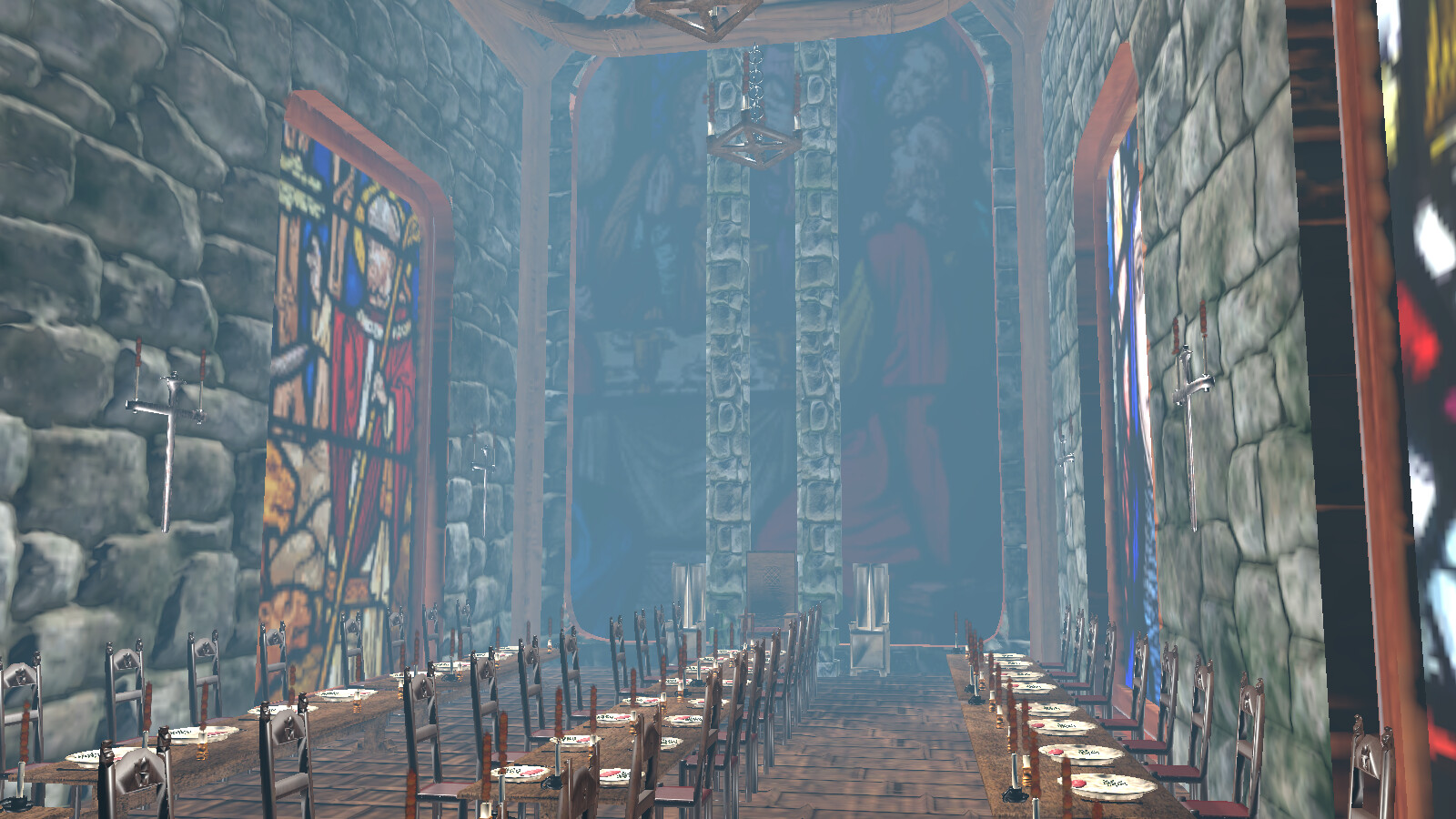 Medieval dining hall